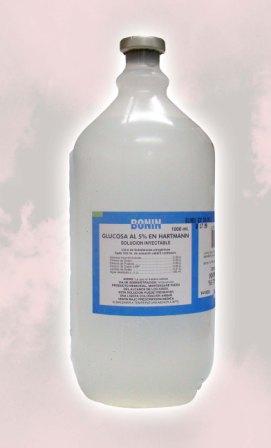 Dextrosa al 5% en Hartman 1000 ml.